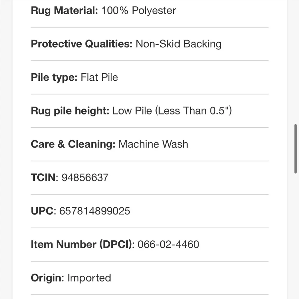 REALLIFE RUGS NWT Machine Washable Padded Joy Area Rug -Beige/Ivory -3x5 - Picture 9 of 10